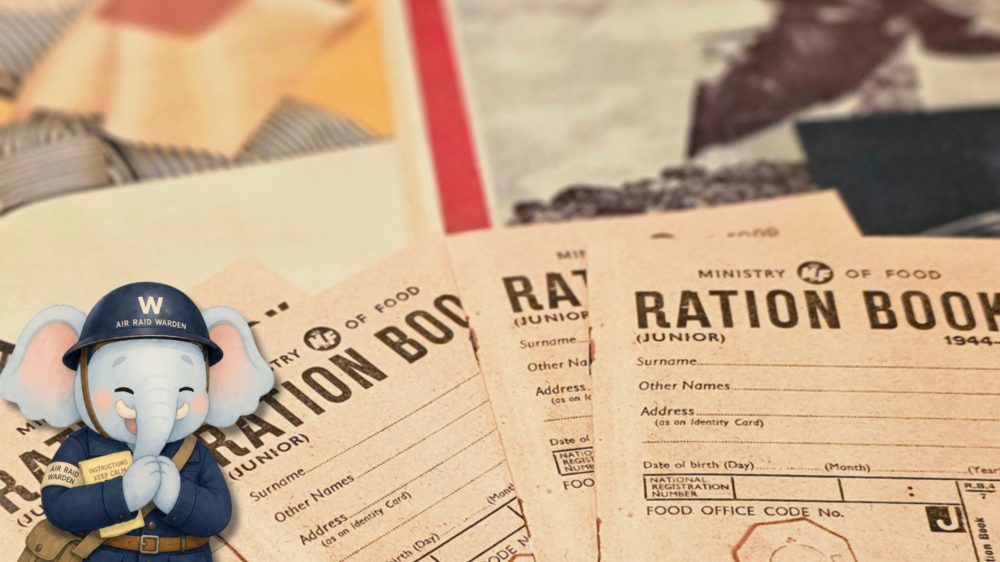 Ration books used in World War II