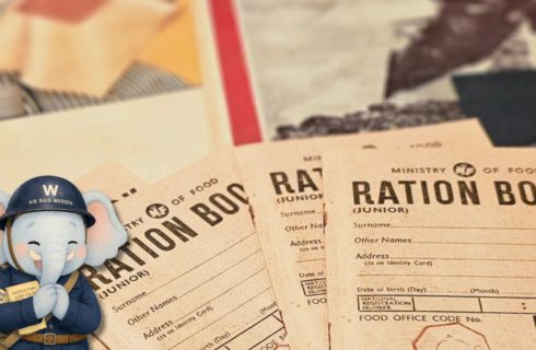 Ration books used in World War II
